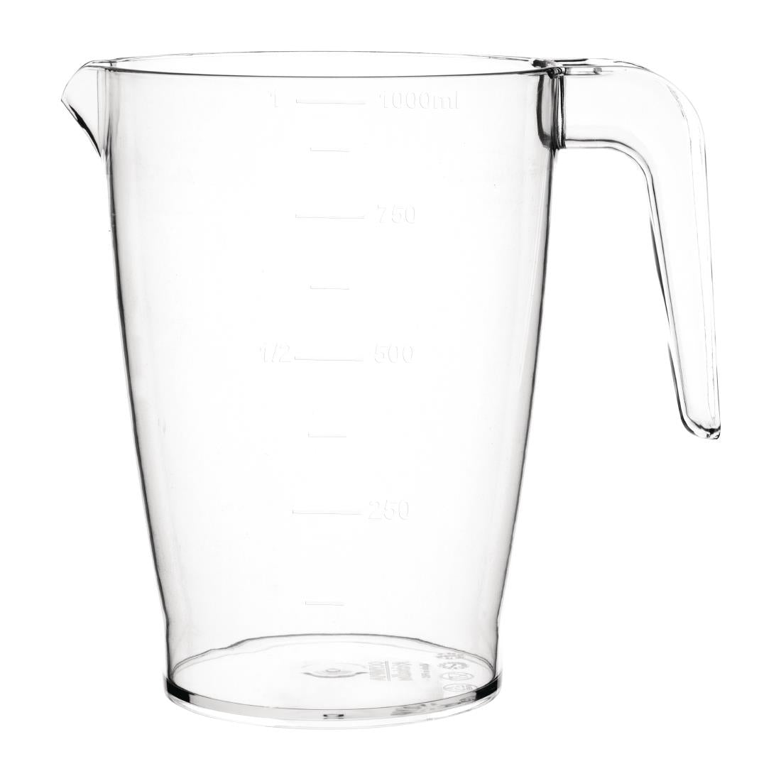 FB890 Olympia Kristallon stapelbare polycarbonaat kan 1Ltr