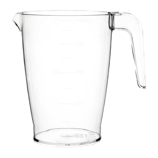FB890 Olympia Kristallon stapelbare polycarbonaat kan 1Ltr