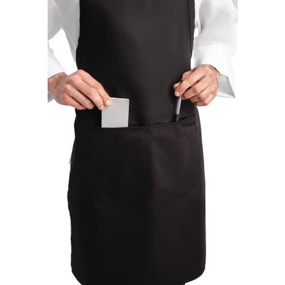 A924 Chef Works halterschort zwart