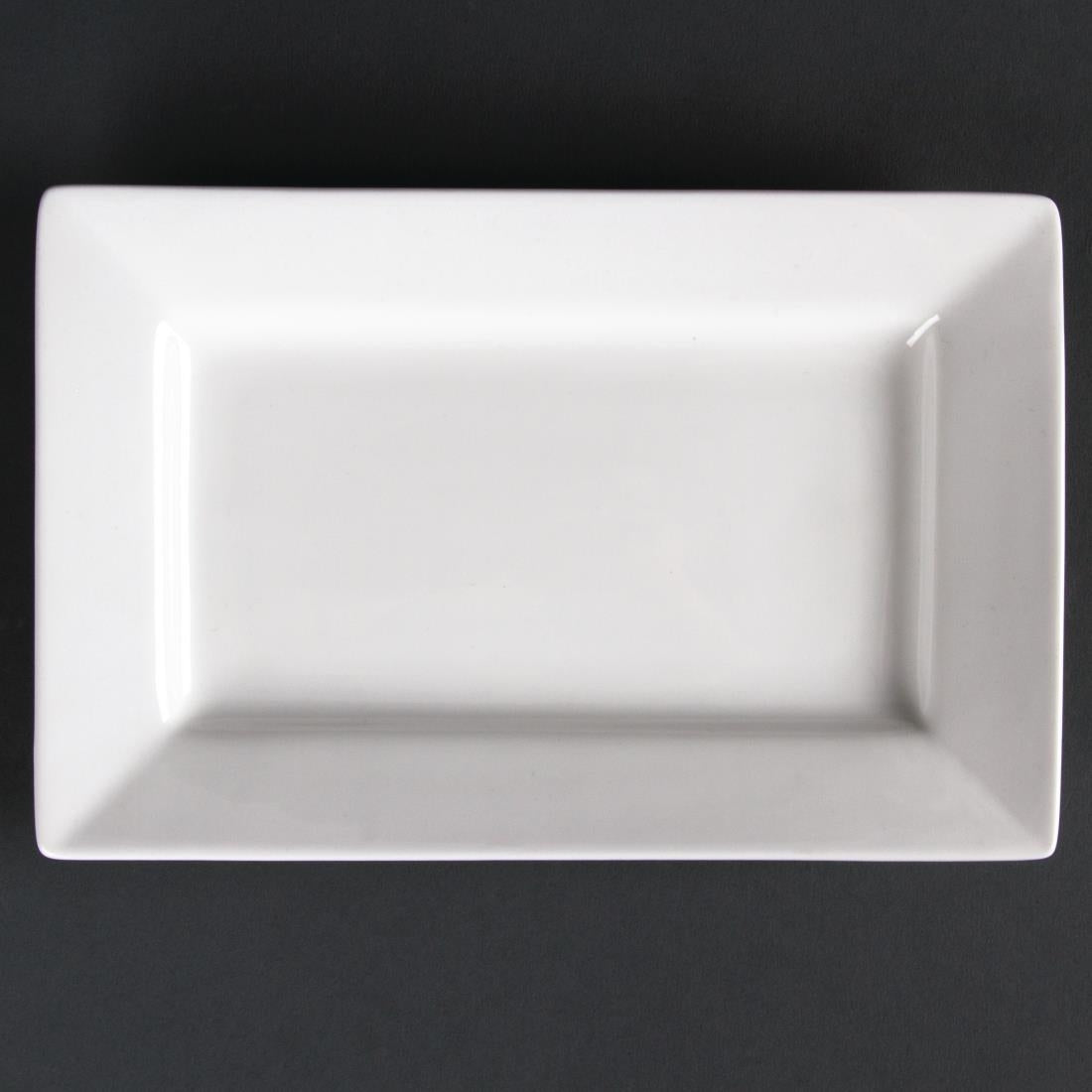 CD629 Olympia Lumina Rechthoekige Schalen Met Brede Rand 20x13cm (6 Stuks)
