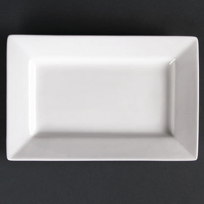 CD629 Olympia Lumina Rechthoekige Schalen Met Brede Rand 20x13cm (6 Stuks)