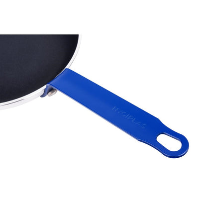 HT971 Hygiplas Aluminium Antiaanbak Teflon Platinum Plus Koekenpan met Blauwe Greep 24cm