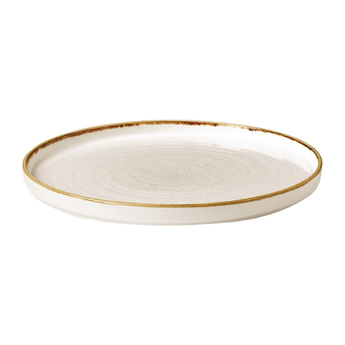 FC161 Churchill Stonecast Barley White Bord Met Opstaande Rand 25.9cm (6 stuks)