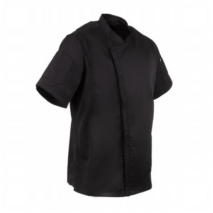 B472-L Chef Works Springfield unisex koksbuis met rits zwart L