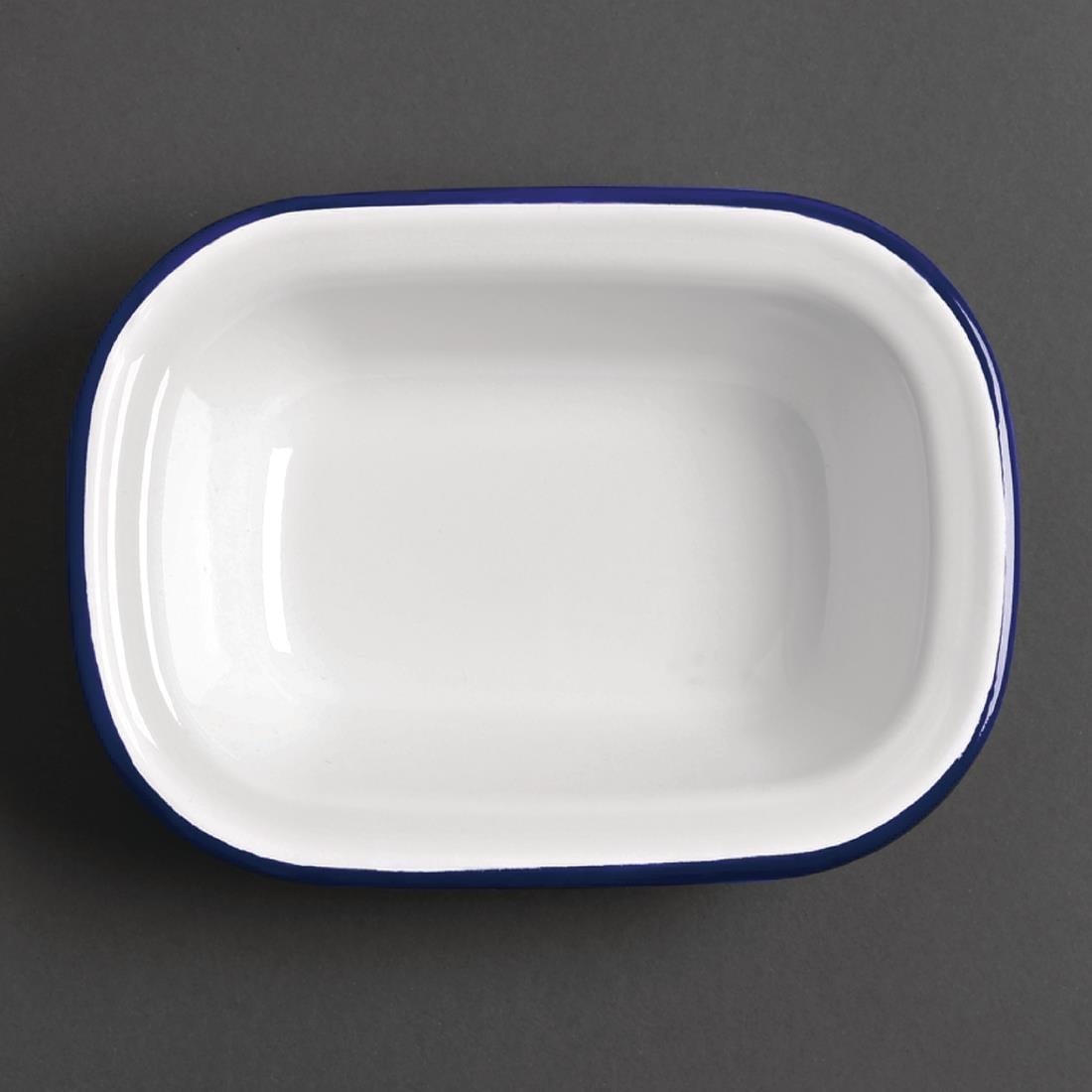 GM511 Olympia Emaille ovenschaal/serveerschaal 13,5x18cm (6 stuks)
