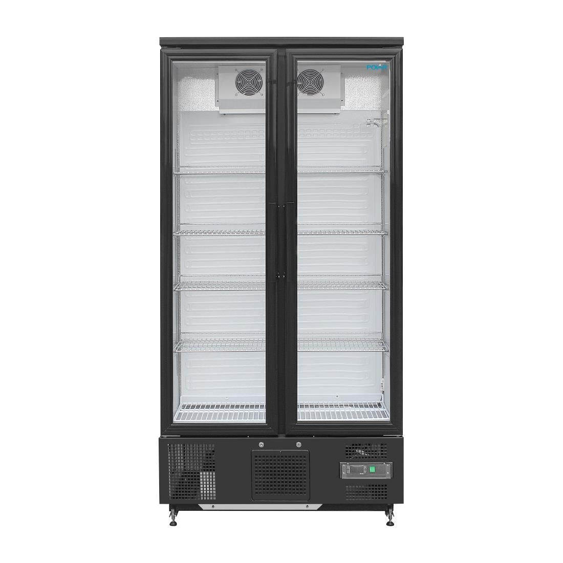 GJ449 Polar G-serie rechtopstaande gekoelde bardisplay met 2 klapdeuren