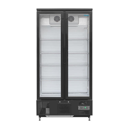 GJ449 Polar G-serie rechtopstaande gekoelde bardisplay met 2 klapdeuren