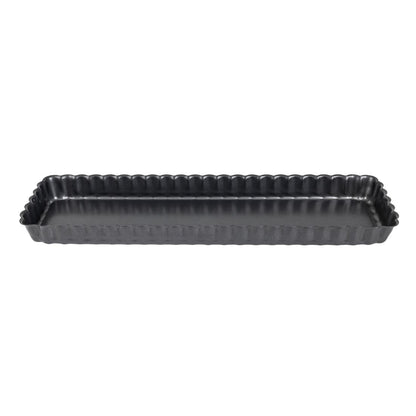 CY117 De Buyer rechthoekige anti-kleef taartvorm met losse bodem 35,6cm