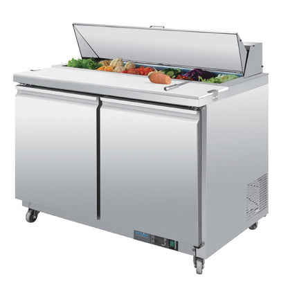 GD882 Polar U-serie 2-deurs gekoelde saladette 405L