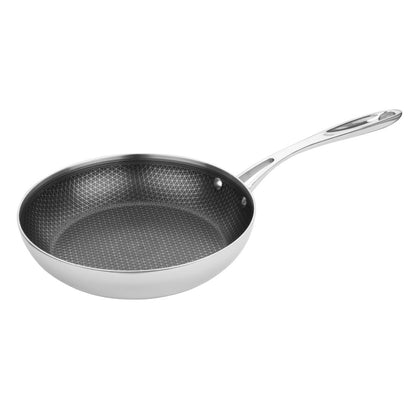 GP188 Vogue Tri-Shield Roestvrijstalen Koekenpan met Clad Coating, 24 cm