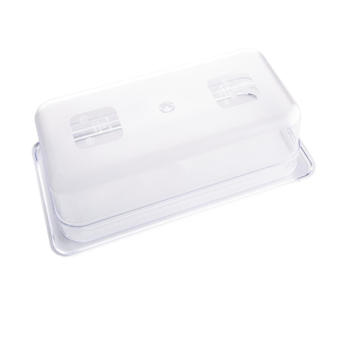 U233 Vogue polycarbonaat 1/3 gastronorm container 100mm transparant