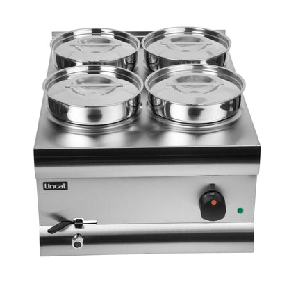 J953 Lincat Silverlink 600 bain marie BS4W 4 x 4,5Ltr
