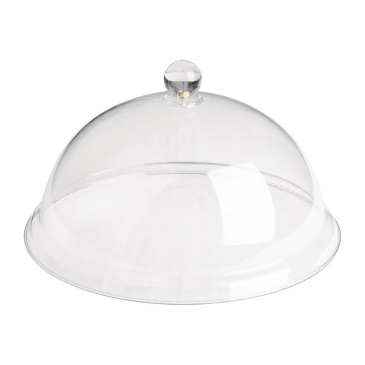 FE471 Olympia Kristallon polycarbonaat cloche transparant 260(Ø) x 115(H)mm