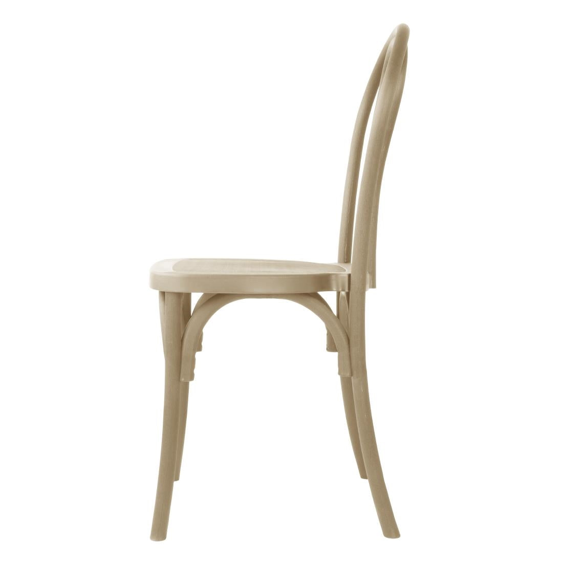 HW289 Bolero Soho Bentwood Stijl Harsstoelen Natuurlijk (4 Stuks)