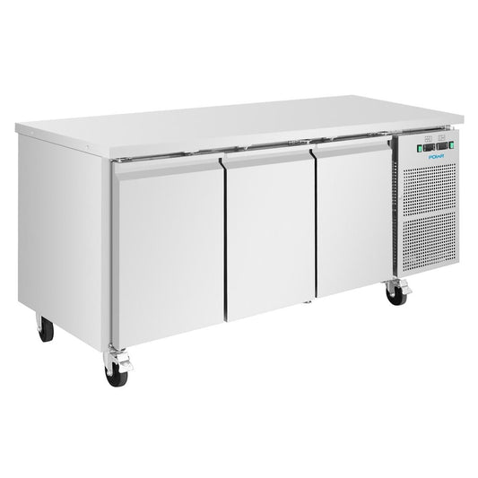 UA087 Polar U-Serie Koel-Vrieswerkbank Met 3 Deuren 314Ltr