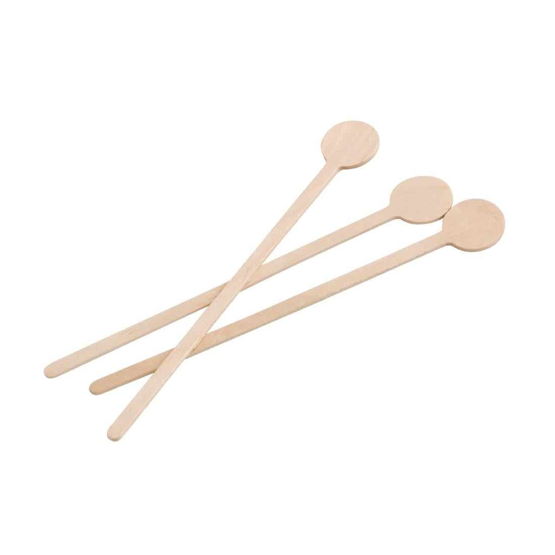 DB493 Fiesta Compostable biologisch afbreekbare houten cocktail roerstaafjes 15cm (100 stuks)