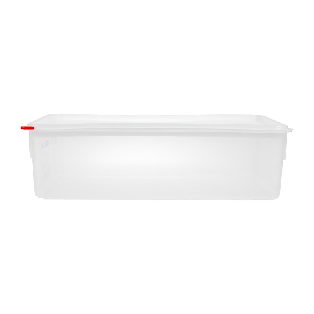 T991 Araven GN 1/1 voedselbak met deksel 21Ltr (4 stuks)