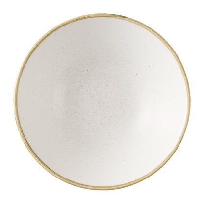 HX016 Churchill Stonecast Barley White Diepe Coupe Kom 22cm (6 stuks)