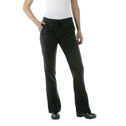 A431-S Chef Works Executive dames pantalon zwart S