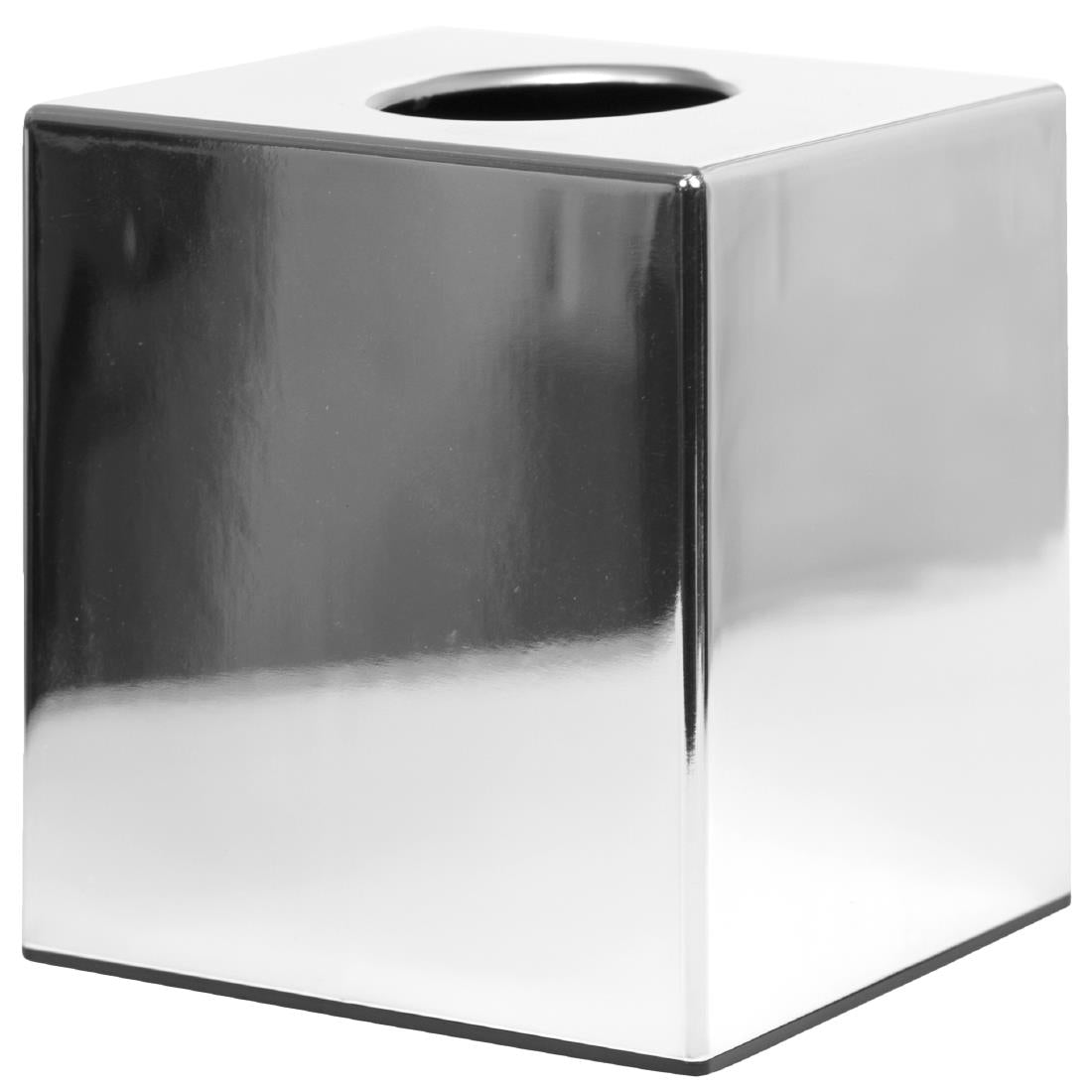 CC493 Bolero vierkante tissuebox van chroom