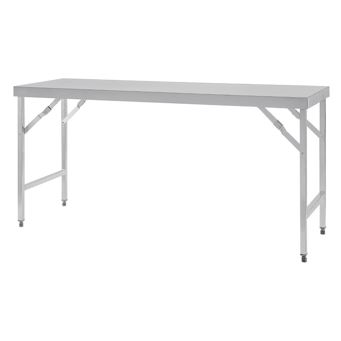 CB906 Vogue inklapbare RVS werktafel 180cm