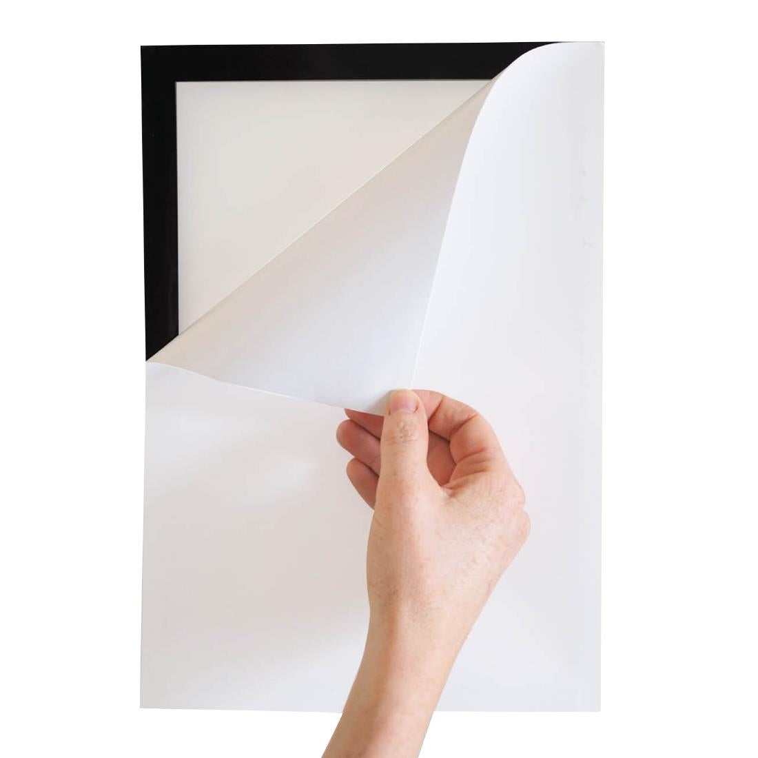 HU458 Europel Info Frame / Zelfklevende Set 2 Stuks A5 Zwart