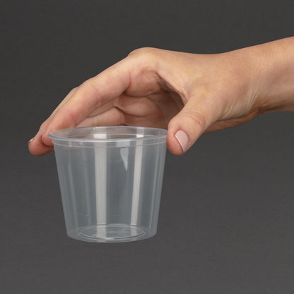CT083 Fiesta Recylable kunststof magnetronbestendige bakjes 150 ml (100 stuks)