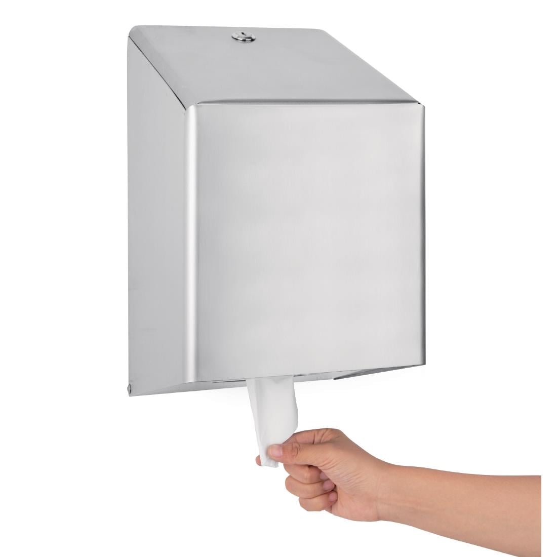 GJ030 Jantex RVS centrefeed handdoekroldispenser