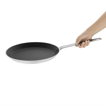 HT960 Vogue Platinum Plus geanodiseerd aluminium anti-aanbak Teflon crêpepan 30cm
