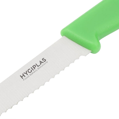 CF898 Hygiplas gekarteld tomatenmes 10cm groen