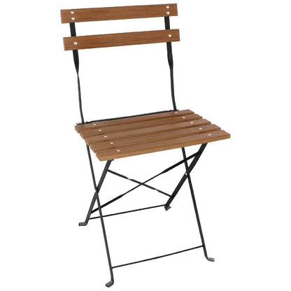 GJ766 Bolero opklapbare imitatiehout stoelen (2 stuks)