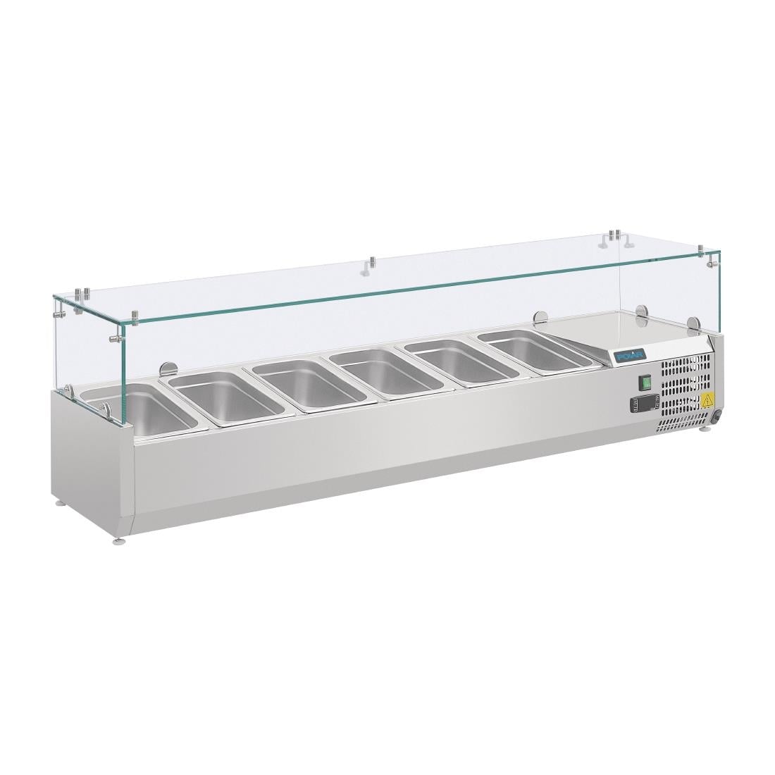AB090 Polar G-serie koelvitrine 6x GN 1/4