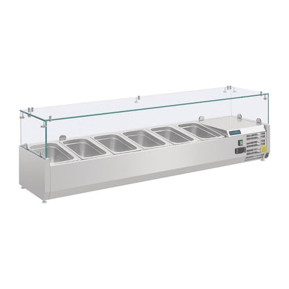 AB090 Polar G-serie koelvitrine 6x GN 1/4