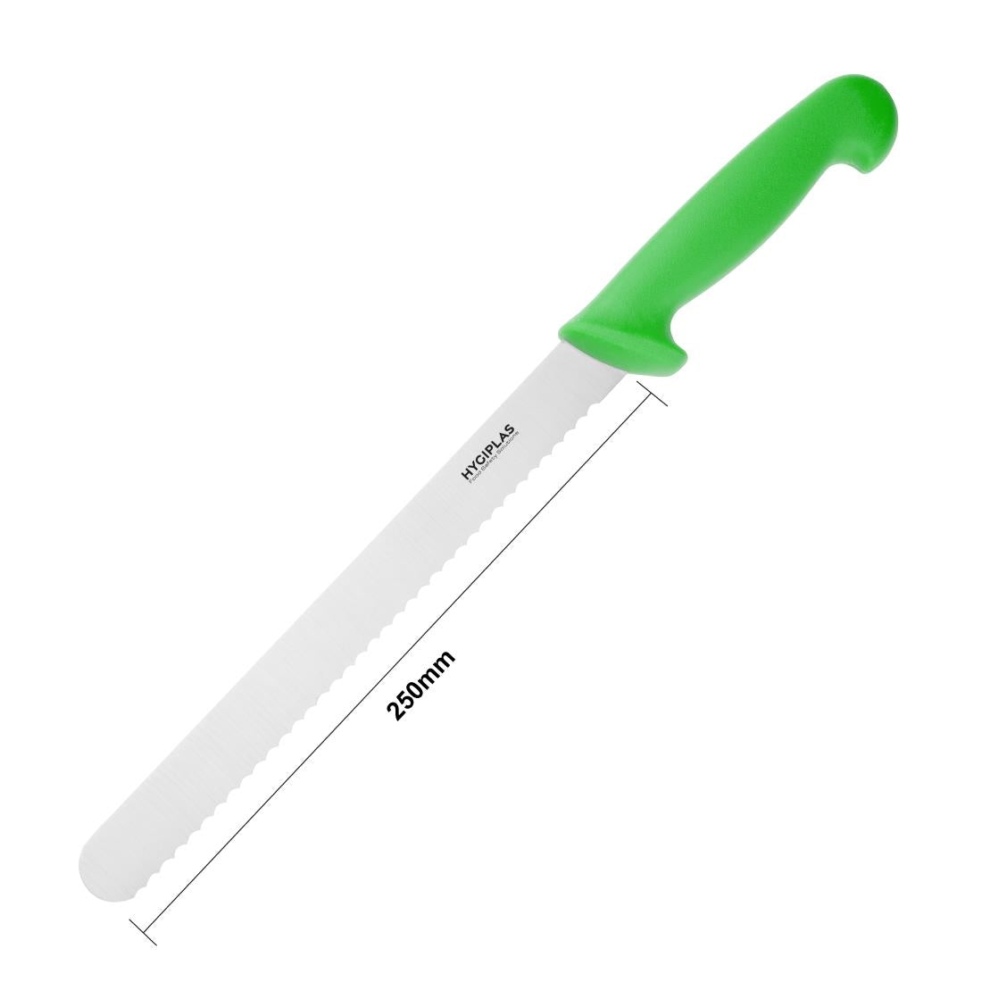 FX121 Hygiplas Slicer Gekarteld Groen 24.8cm