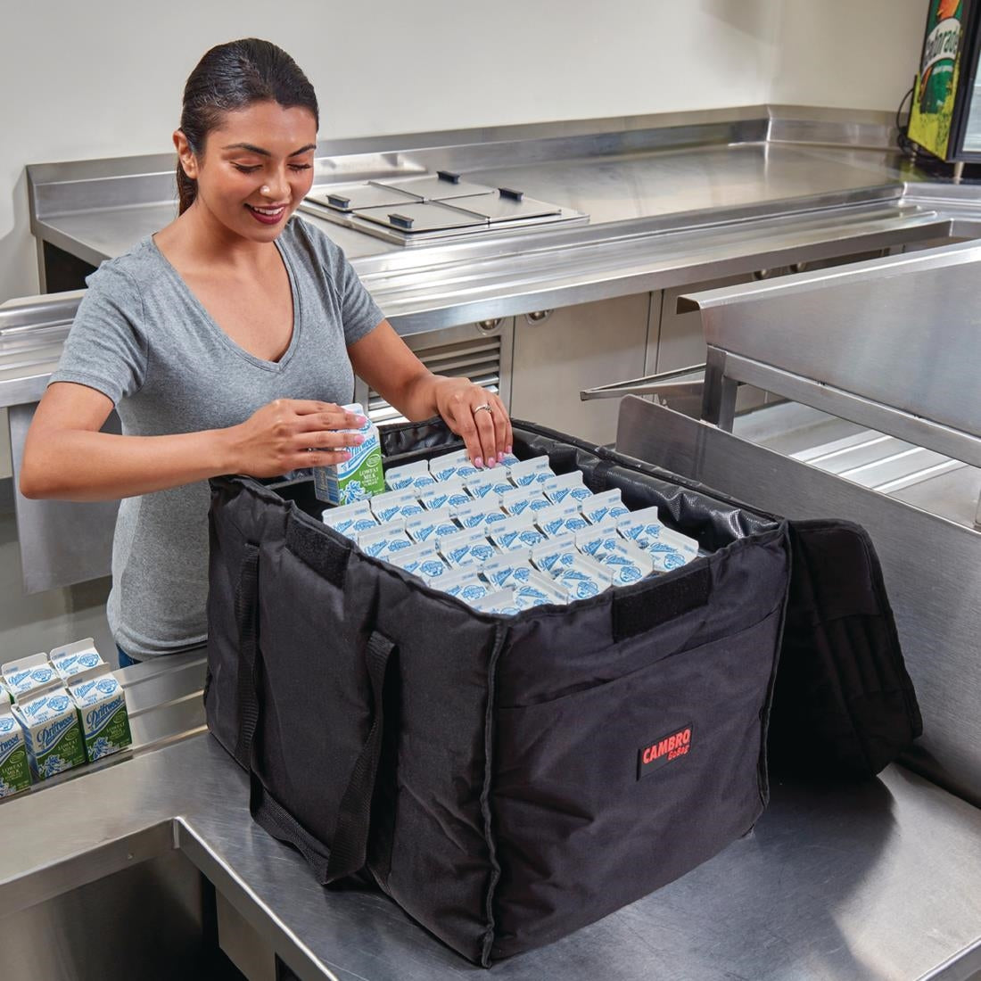 FB274 Cambro GoBag top-loading transporttas groot GN 1/1