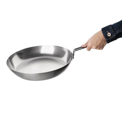 GD007 Vogue carbonstalen  koekenpan 35cm