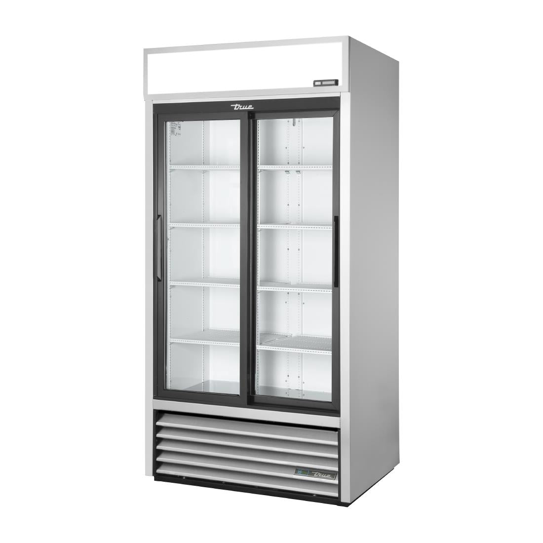CX786 True Staande Dubbele Deur Merchandising Koelkast Aluminium Gdm-33-Hc-Ld