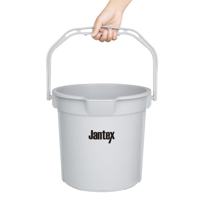 FU589 Jantex Grijze Maatemmer Met Schenktuit 14Ltr