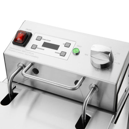CU622 Buffalo Enkel Elektrische Friteuse met Timer 5Ltr