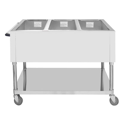 JB984 Buffalo mobiele bain-marie trolley 3x 1/1GN