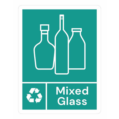 JB494 Jantex Slim Bin Label - Gemengd glas