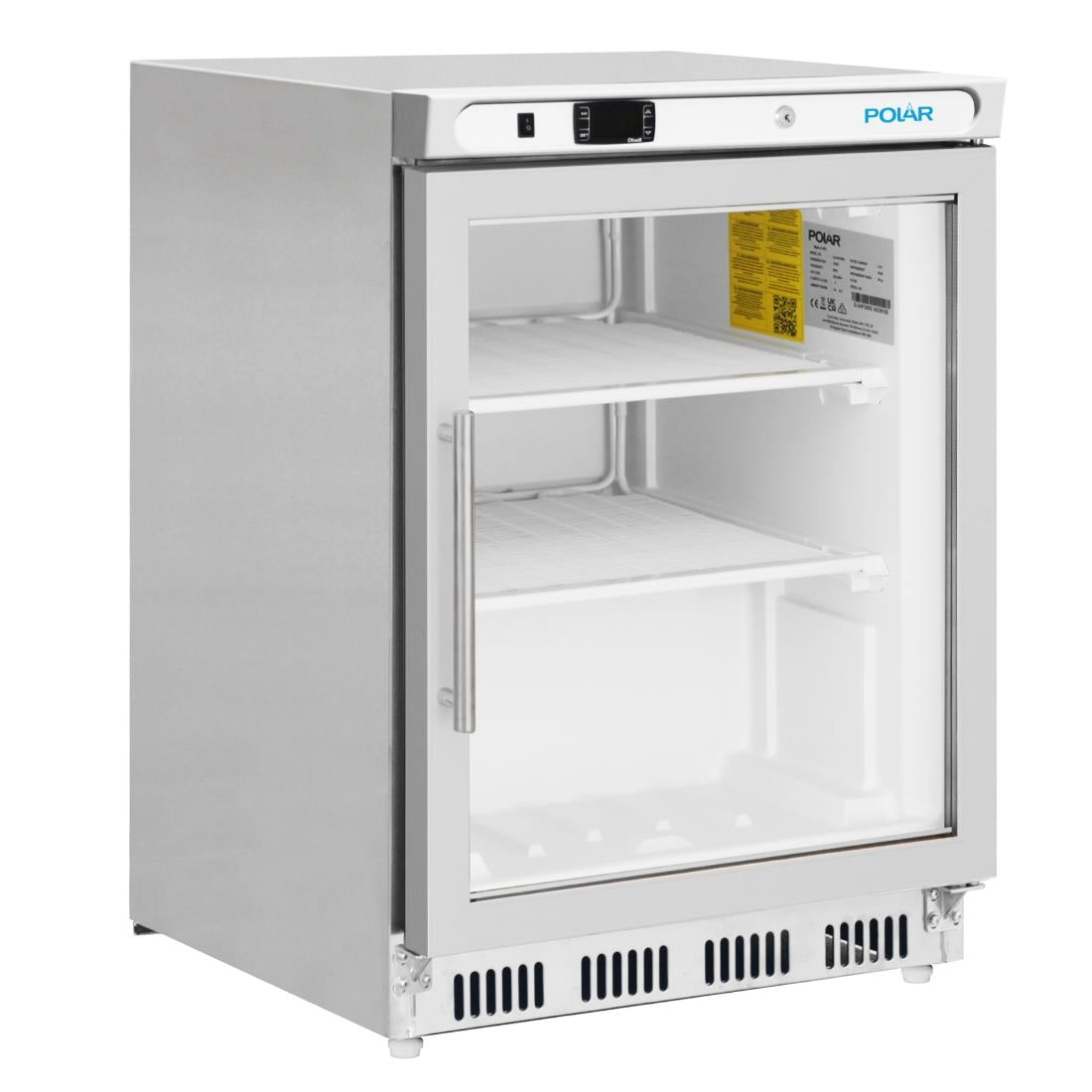 PC008 Polar C-Series Onderbouw RVS Display Vrieskast