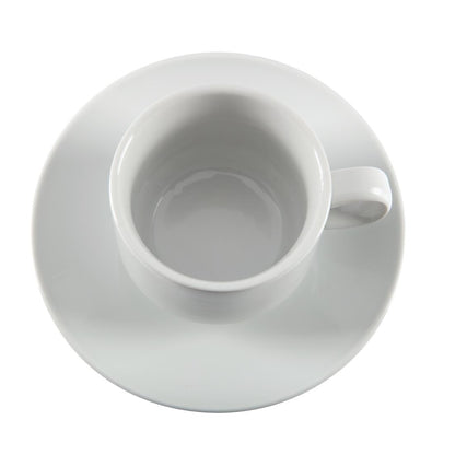 CB467 Olympia Whiteware stapelbare theekopjes 200ml (12 stuks)