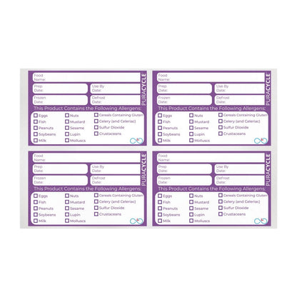 DC458 PuraCycle herbruikbare allergeenlabels (20 stuks)