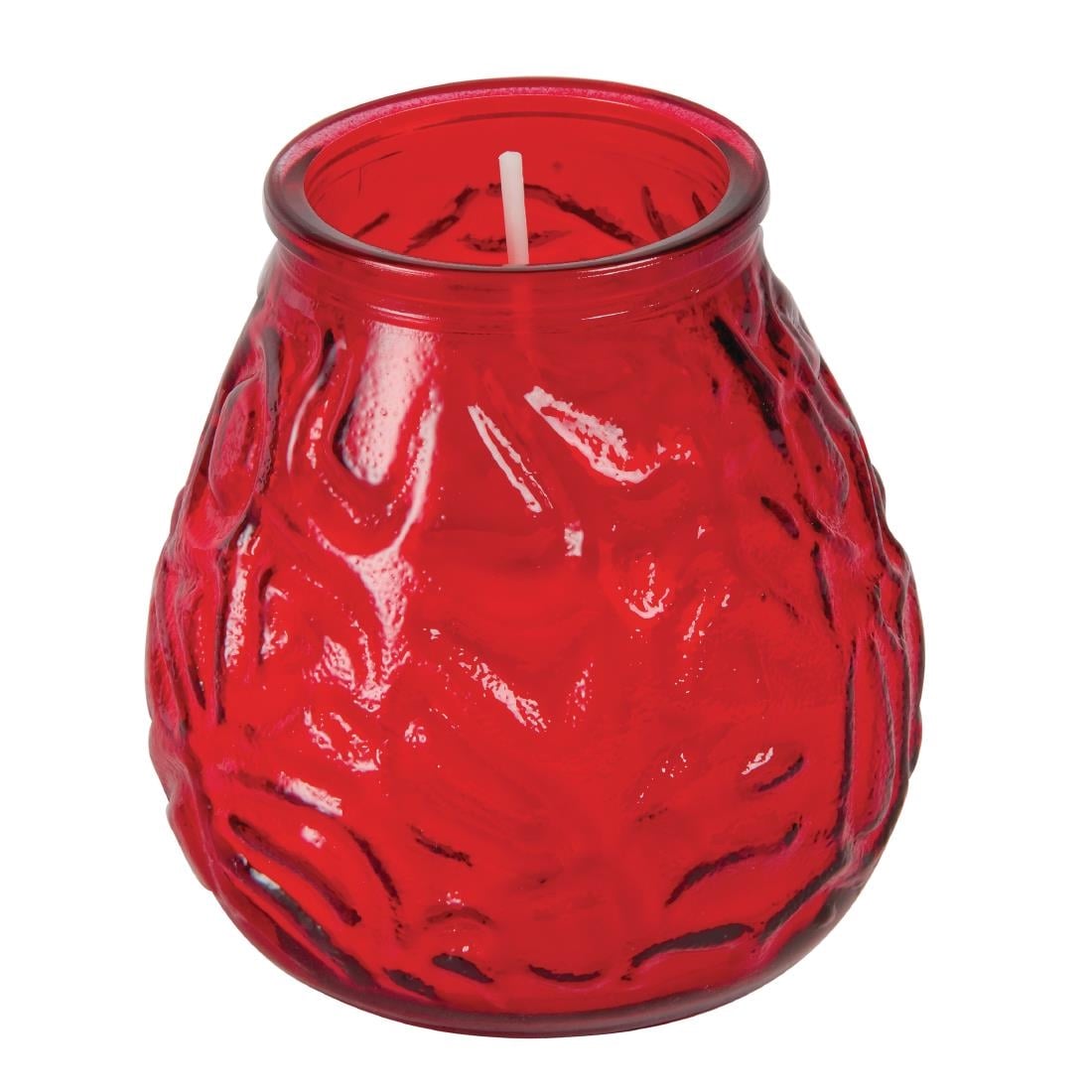 Y197 Bolsius Lowboy kaarsen rood (12 stuks)