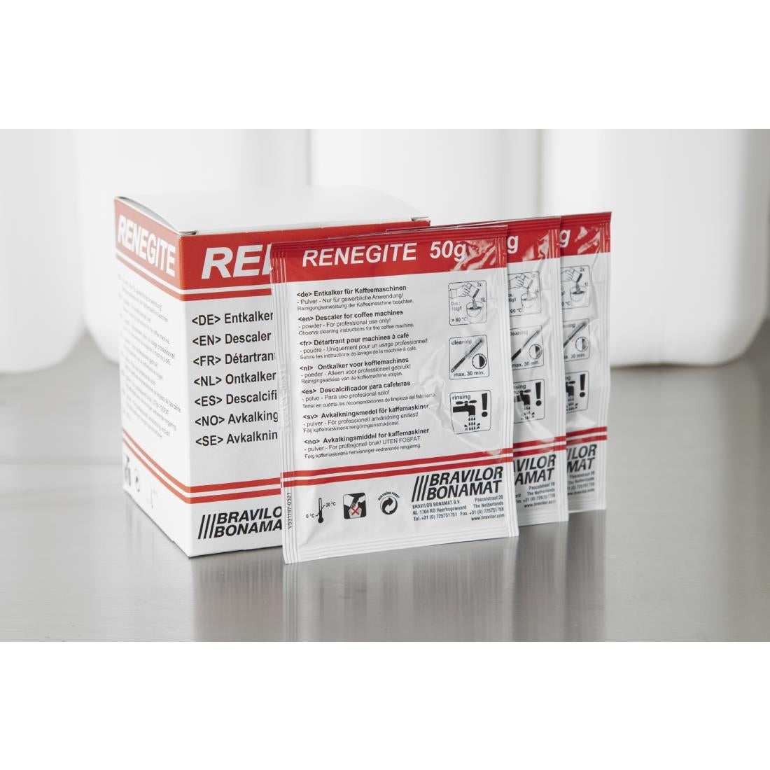 J512 Bravilor Bonamat ontkalkingsmiddel 15x 50g (15 stuks)