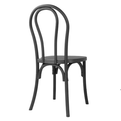 HW286 Bolero Soho Stoelen Van Buighout Stijl Hars Zwart (4 Stuks)
