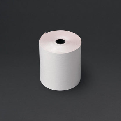 DK597 Olympia Printerrol 3-Laags Wit/Roze/Geel 75 x 70mm (20 stuks)