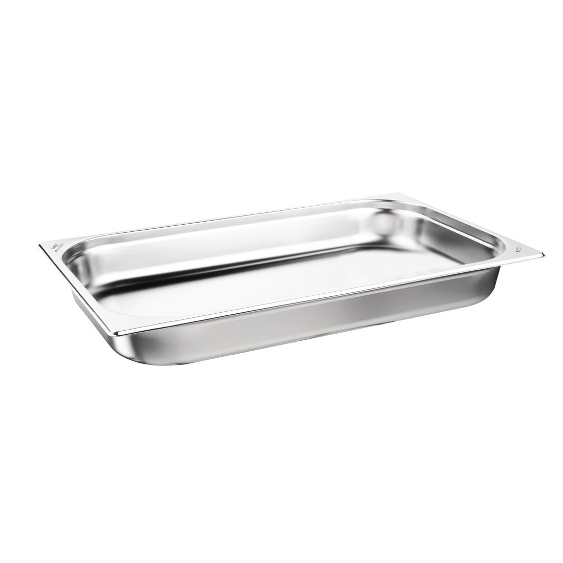 DB881 Nisbets essentials roestvrijstalen gastronorm 65mm (verpakking 3)