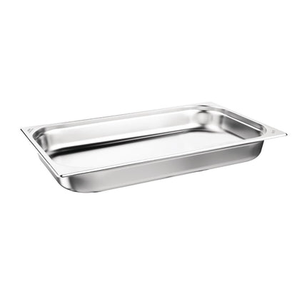 DB881 Nisbets essentials roestvrijstalen gastronorm 65mm (verpakking 3)
